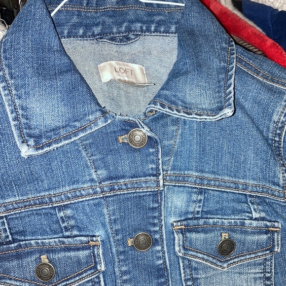 🍄CROPPED DENIM JACKET LOFT 🍄 - Picture 6 of 10